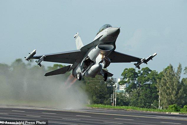 خبر ارتش تایوان از ناپدید شدن جنگنده اف-16 حین پرواز آزمایشی