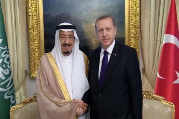 اردوغان و ملک سلمان تلفنی گفتگو کردند اردوغان و ملک سلمان تلفنی مصاحبه کردند