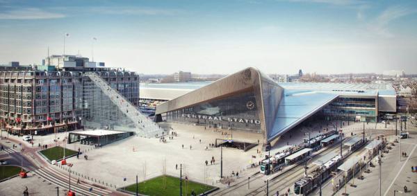 تور هلند: افتتاح بزرگ ترین پلکان شهری در روتردام هلند